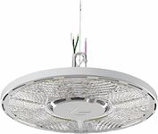 Lithonia Lighting CPRB ALO14 UVOLT SWW9 80CRI DWH LED Round High Bay with Switchable Color Temperature and Adjustable Light Output Switch, Multi-Volt 120-347V, 15-Inch, White