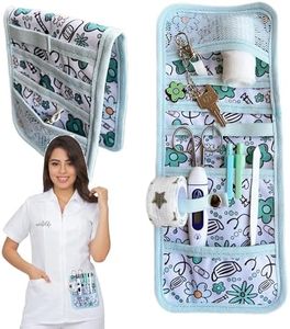EWIG Nurse Life Salvabolsillos | No todos son iguales | Organizador de Bolsillo Enfermeria | Enfermera en Apuros - Original regalo Enfermera para guardar Tijeras y Accesorios. Verde agua.