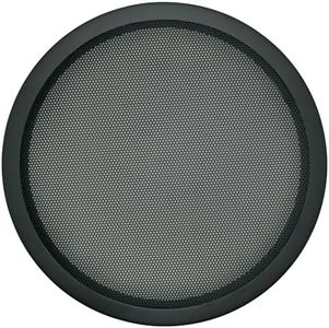 Fuhengli 12" Speaker Grill Covers, Car Speaker Subwoofer Guard Protector, Metal Frame with Metal Mesh, Black - 1Pc