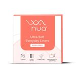 Nua Ultra-Soft Every Day Panty Liners For Women - 16 Liners | 190mm Long | Rash-Free and Toxin-Free | Protection Against Leakage and Discharge | Keeps You Dry & Fresh All Day Long