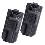 2PCS Tourniquets Tactical Holder, Police Belt Holster Tourniquets CAT Combat Application Gen 7 Or Older, CAT Tourniquet Holder for Duty Belt, Molle Tourniquet Pouch Kit (Black-2PCS)