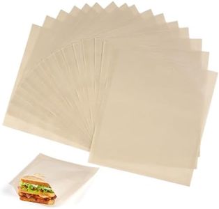 PEASUG Toaster Bags 16 Pack, Toaster Bags Reusable, Heat Resistant Non-Stick, Washable Toaster Sleeves Compatible with Toaster Microwave, Great for Grill Cheese Sandwich Toast Panini Snacks