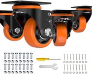 3 Inch Caster Wheels,Orange Casters