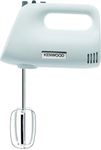 Kenwood HandMix Lite Hand Mixer HMP30WH, Includes Stainless Steel Beaters and Dough Hooks, 5 Variable Speeds and Pulse Function, 450W, White