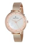 Daniel Klein Metal Analog Rose Gold Dial Women's Watch-Dk11540-3