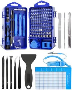 Eventronic 132 en 1 Kit Tournevis de Précision Magnétique, Portable Mini Tournevis Outils de Réparation pour PC, Macbook, Ordinateur, iPhone, Lunettes, Montres, Appareils Photo, Smartphone