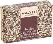 Vaadi Herbals Super Value Tempting Chocolate and Mint Soap, Deep Moisturising Therapy, 75gms x 6