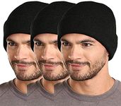 Digital SHOPEE Stylish Winter Woolen Knitted Soft and Free Hair Itch Beanie Cap of Men's and Women- (Free Size, Dark Grey