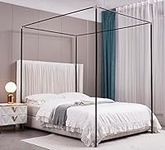 Mengersi Canopy Bed Frame King Size