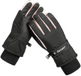 DGBAY Cycling Touch Screen Outdoor Gloves,Snow Gloves Women,Ski Gloves Woman,Bike Gloves, Cycling Gloves,Spalsh Proof Jogging Skiing Hiking Running, Winter Sprots Gloves(Black)