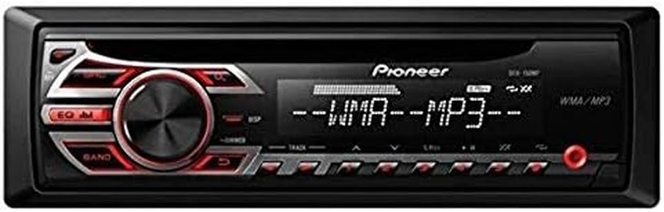 Pioneer Single Din in-Dash CD/CD-R/Rw, MP3/Wma/Wav Am/FM Front USB/Auxiliary Input MIXTRAX and Arc Support Car Stereo Receiver Detachable Face Plate