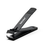 BEZOX Heavy Duty Straight Blade Nail Clippers for Thick Toenails, Professional Stainless Steel Fingernail Toenail Clippers - Ideal for Seniors Toenails Clipper, Precision Nail Grooming Tool