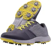 Zakey Waterproof Professional Golf Shoes Men Spikes Golf Sneakers Male Outdoor Anti Slip Walking Footwears Grey