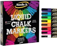Chalk Markers - 8 Vibrant, Erasable