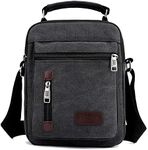 A-QMZL Mens Shoulder Bag Canvas Mes