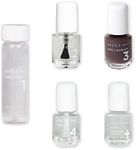 Dazzle Dry Mini Kit 4 Step System - Rum Raisin, a full coverage chocolate plum. (5 Piece Kit / 5 Manicures)