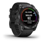 Garmin fēnix 7X PRO SOLAR, Large Premium Multisport GPS Smartwatch, Solar Charging, Advanced Training Features, Touchscreen and Buttons, Ultratough Design, Flash Light, Up to 37 days battery, Black