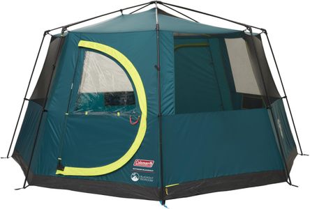 Coleman Octagon Blackout Dome Tent – 6-8 Person Waterproof Family Camping