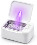 CREWORKS Ultrasonic Cleaner Machine, Ultrasound Cleaning Pod for Jewelry Gold Silver, 46Khz Sonic Jewelry Cleaner Machine for Ring Earring Watch Coins Toys, Mini Cleaner Machine, 200ml