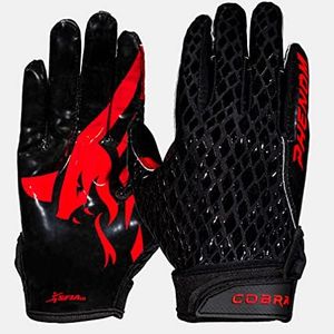 Phenom Elite Football Gloves - VPS4 - Black Cobra Skin (XX-Large)