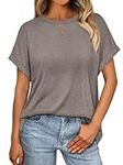 AUTOMET Womens Tops Casual Oversize