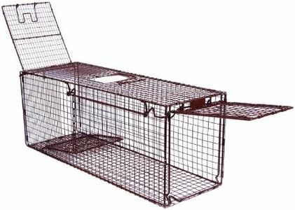 Tru Catch 36D Humane Live Animal Trap - Easy & Safe Catch & Release for Raccons, Possums, & Other Small Wild Animals - Durable Heavy Duty - (36" L x 14" H x 12" W)...(Qty 1)…