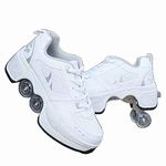 Duvetset Roller Skates, 2in1 Multipurpose Shoes，Skateboarding Shoes, Multifunctional Deformed Shoes Children Students Adult Roller Skating Roller Skates Outdoor Sports Skating Travel Best Choice,39