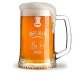 ukgiftstoreonline Personalised Wedding Beer Tankard Gift Best Man, Usher, Groomsman, Father of The Groom, Father of The Bride