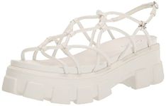 Circus by Sam Edelman Women's Greyson Platform Sandal, Bright White, 11