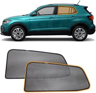 X-CAR Window Sun Shades for Volkswagen T-Cross 2019-2024 Rear Magnetic Blind Mesh SunShades Accessories