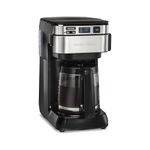 Hamilton Beach 12 Cup Programmable FrontFill Coffee Maker, Black. 46310