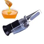 ZffXH Honey Maple Syrup Brix Refractometer/ 58-90 Brix 10-33 Moisture Meter/ homebrew Sucrose Brewing Sugar Aichose Hydrometer/beekeeping Supply Atc