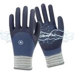 CoolShef 1000V Electric Gloves Shock Proof, Non-slip Insulated Electrician Gloves, Rubber Electrical Work Safety Gloves for Men