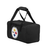 FOCO - NFL Officially Licensed Team Logo Dual Compartment Insulated Lunch Box Cooler Duffel Bag (Pittsburgh Steelers)