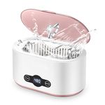 2024 Ultrasonic Cleaner,600ML Ultrasonic Jewellry Cleaner Portable,Low Noise Ultrasonic Machine for Jewellry, Ring, Silver, Retainer, Eyeglass, Watches, Coins, 45KHz Ultrasound Cleaner Machine