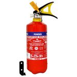 PALLADIUM AGNI Fire Extinguisher ABC Powder Type Dry Chemical for Home | Office | Hospital with Wall hanging Clip (ISI Marked, Certified, Approved) (2 KG)