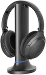 Avantree Opera - Wireless Headphones for TV Listening with Clear Dialogue Mode, Enhanced Volume & Comfortable Fit for Seniors, 35hrs, Passthrough, 164FT Long Range, Transmitter & Charging Dock 2 in 1