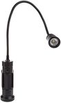 Stalwart 75-WL2019 Lamp, Cree Led Work Light with 550 Lumen, Two Magnet Bases and Flexible Gooseneck for Desks, Reading and Workbench, Black