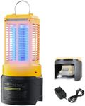 Bug Zapper Outdoor, Mellif Mosquito Killer Compatible with Dewalt 20V Max Battery(No Battery Included), Corded/Cordless, Type-C Charger, 2550V Electric Fly Trap for Patio, Yard, Home, Camping