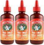 Melinda’s Thai Sweet Chili Sauce - Sweet and Mild Asian Chili Sauce Made with Whole Fresh Ingredients - Gourmet Hot Sauce & Dipping Sauce - Keto Friendly, Kosher - 12oz, 3 Pack