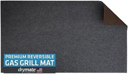 Drymate Premium Reversible Gas Grill Mat (Charcoal/Brown), (36” x 60”), Under The Grill Protective Deck and Patio Mat - Absorbent/Waterproof/Durable (Made in The USA)