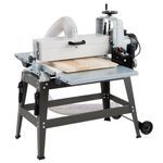 Uargd 22" Drum Sander with Stand, 1.75HP 1440RPM Dual Motor for Woodworking - Adjustable Conveyor Speed, 4" Dust Port & Extension Table for Cabinet and Furniture Refinishing