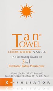 Tan Towel The Exfoliating Towelette 10 Count, 2.54 Fl Oz