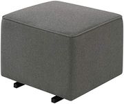 DaVinci Universal Gliding Ottoman, Dark Grey