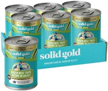 Solid Gold Beef Tripe Wet Dog Food Mix in for Adult & Senior Dogs - Helps Boost Appetite for Picky Eaters & Sensitive Stomachs - Canned Dog Food Additive for Healthy Digestion - 6 Pack/13.2oz Cans