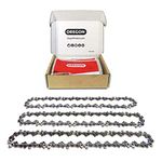 Oregon 3-Pack Chainsaw Chain for Stihl - 3/8" LP Pitch, .050" (1.3 mm) Gauge for 14" (35cm) Bar, 50 Drive Links – Low-kickback Chainsaw Chain, Stihl Chainsaw Chain, Fits Several Stihl Models