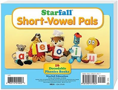 Starfall Short-Vowel Pals 16 Decodable Phonics Books