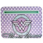 Wonderwoman Laptop Lap Desk, Compact Portable Work Tray with Cushion, Phone and Tablet Holder, Merchandise, Polyester/MDF, Wonder Woman