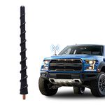 Jamscar Short Antenna Compatible with Ford F150 Super Duty 2009-2022 | 7 Inch Flexible Rubber Spiral Antenna Replacement | Designed for Optimized Truck Radio Reception
