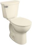 American Standard 215BA004.021 Cadet Pro 1.6 GPF 2-Piece Round Front Toilet with 12-in Rough-In, Large, Bone